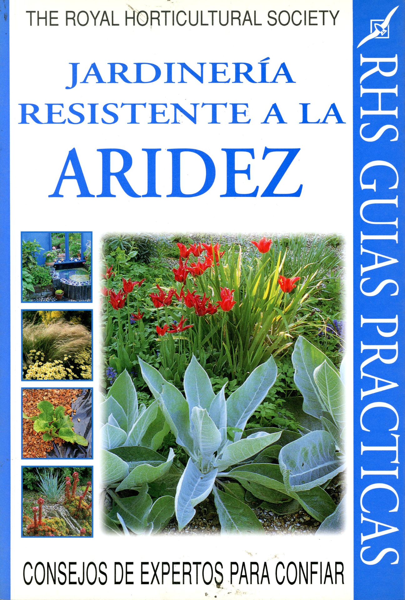 Portada del libro «Jardinería resistente a la aridez: consejos de expertos para confiar», de Royal Horticultural Society