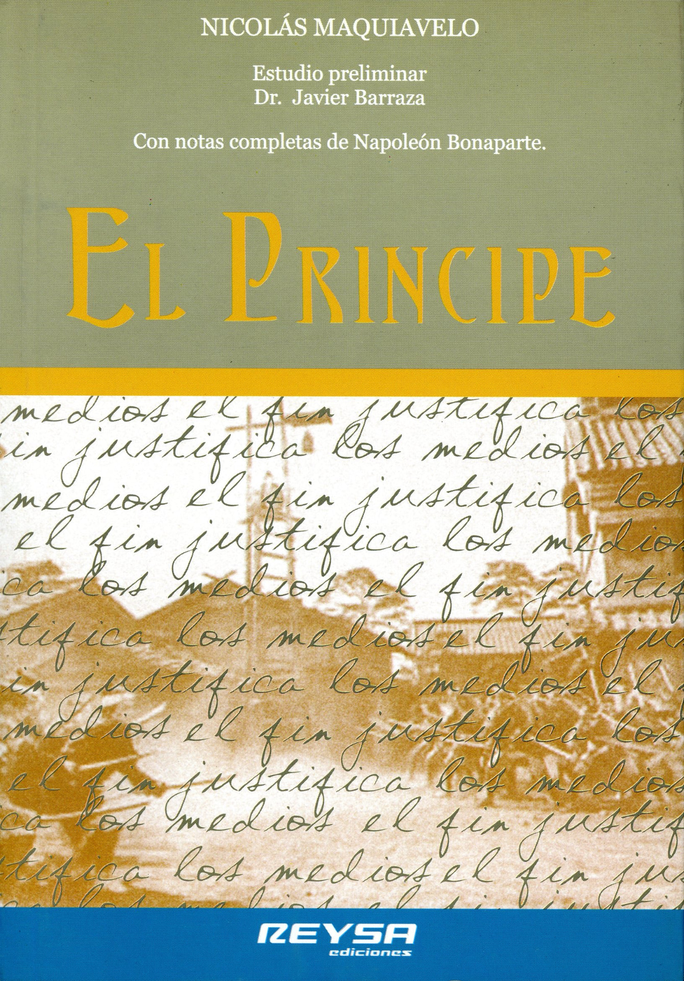 Portada del libro «El Príncipe», de Nicolás Maquiavelo