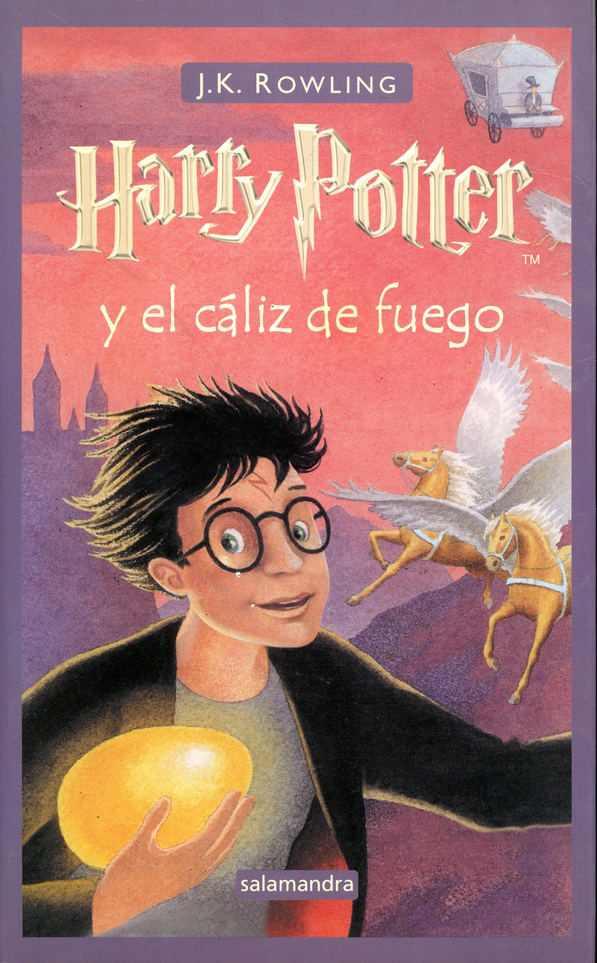 Portada del libro «Harry Potter y el Cáliz de Fuego», de J. K. Rowling