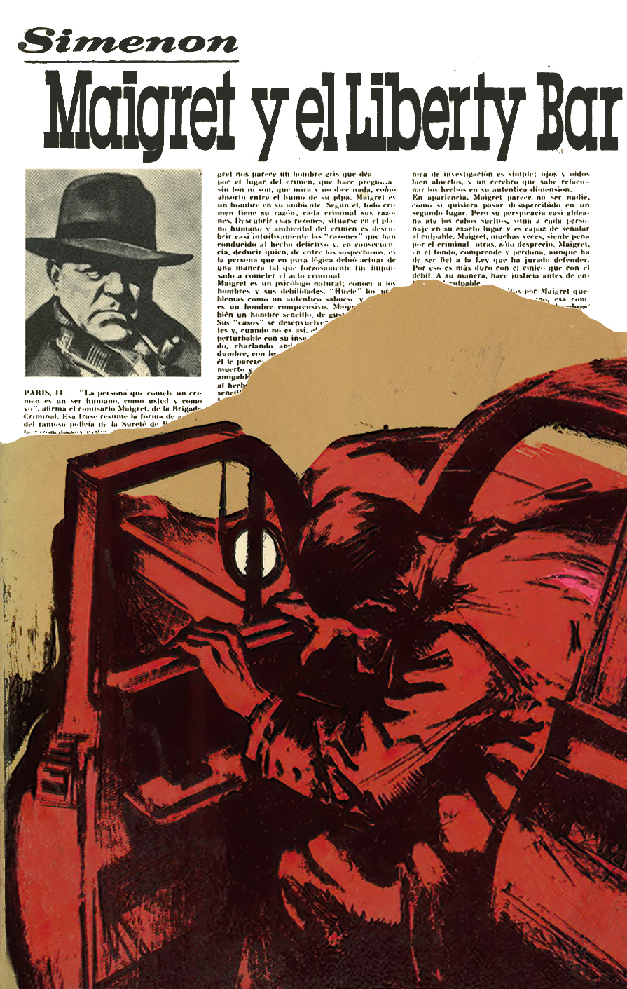 Portada del libro «Maigret y el Liberty Bar», de Georges Simenon