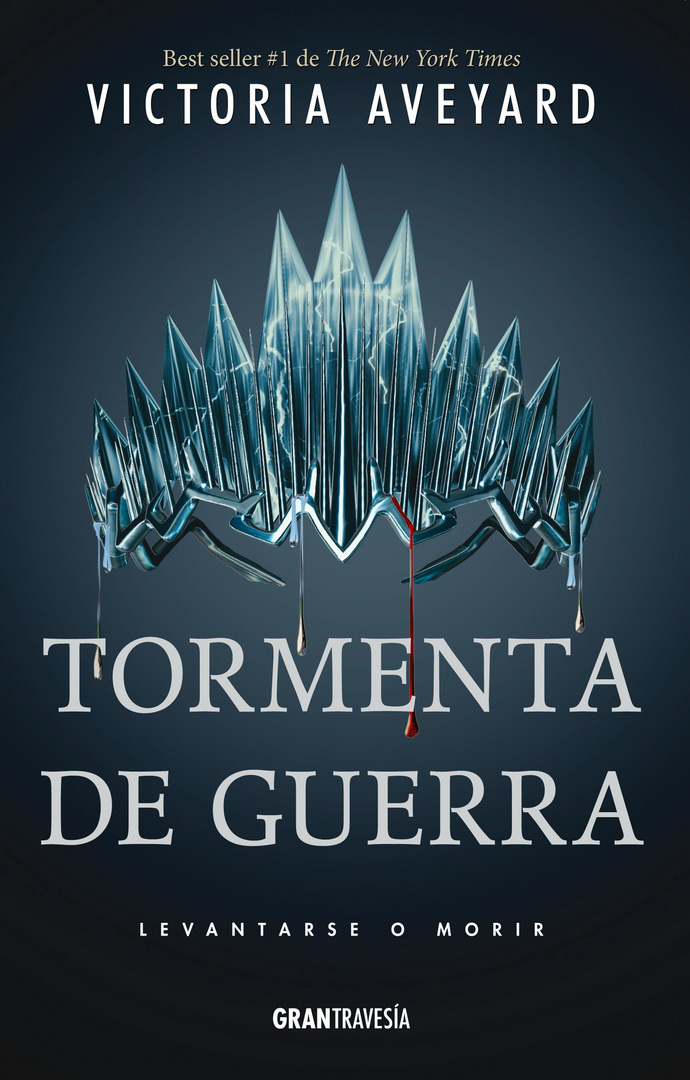 Portada del libro «Tormenta de Guerra», de Victoria Aveyard