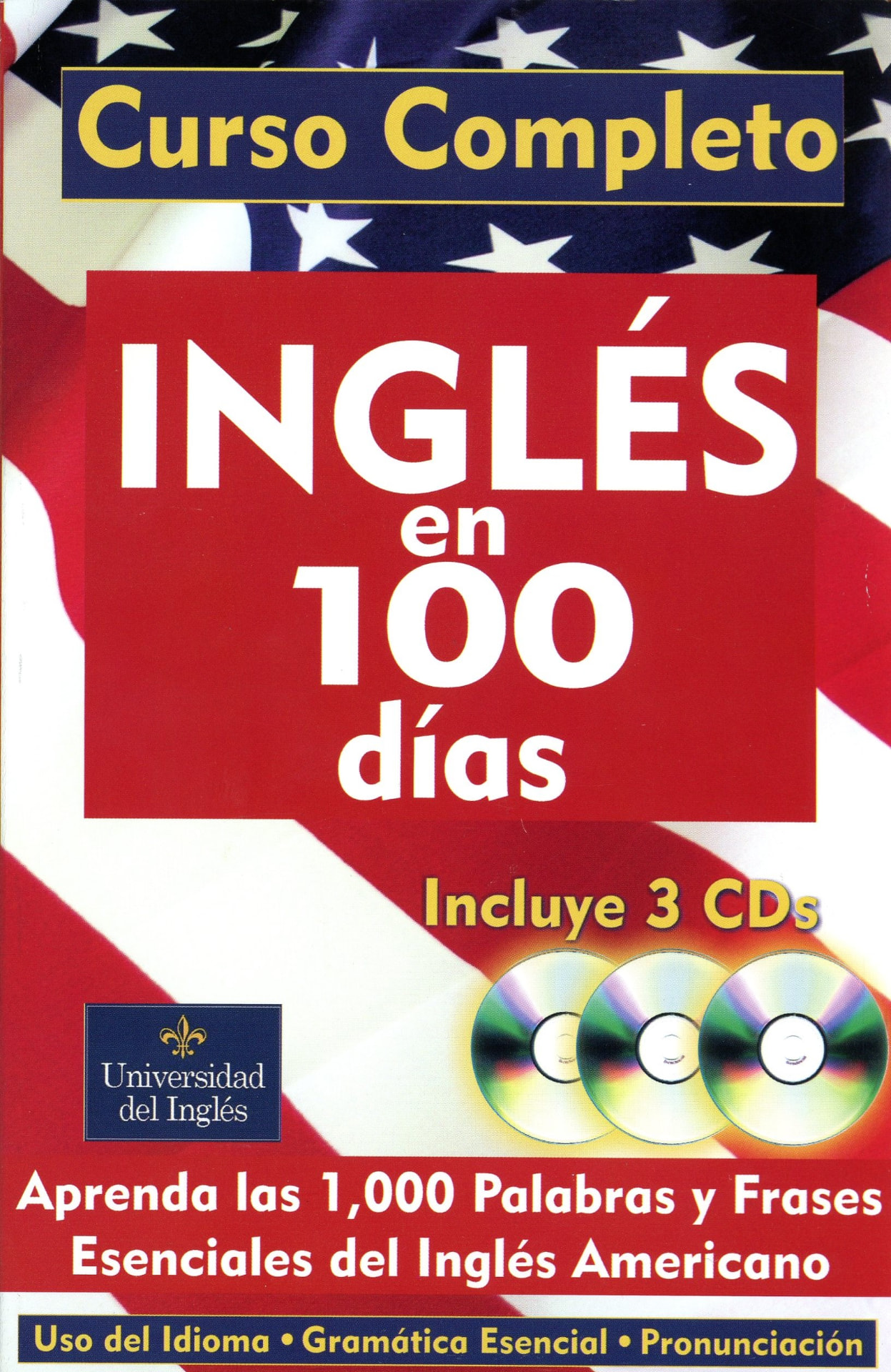 Portada del libro «Curso completo – Inglés en 100 días», de Universidad del Inglés